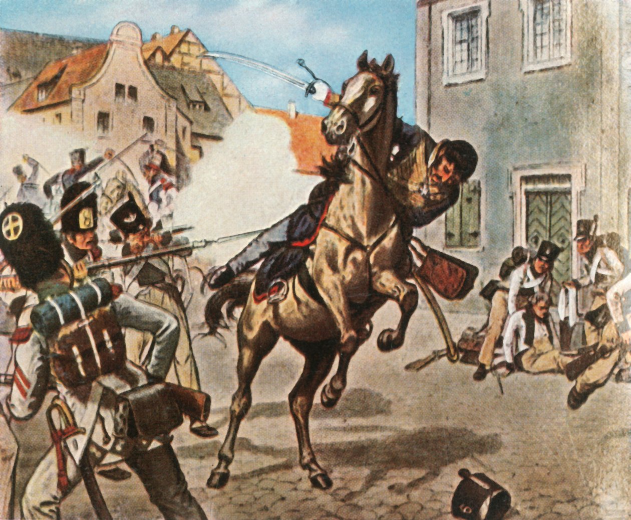 Major von Schills død, 31. maj 1809, 1936. af Unbekannt