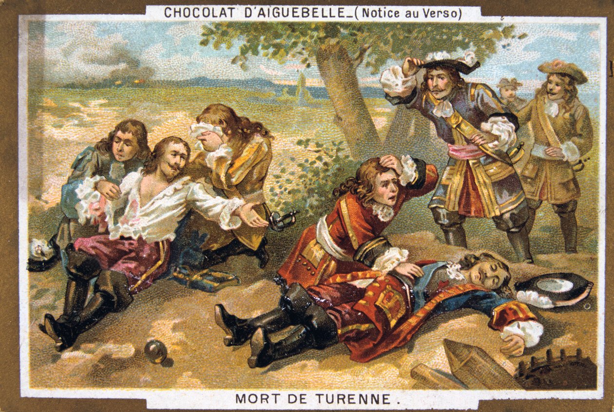 Marshall Turennes død, 1675, 1800-tallet af Unbekannt