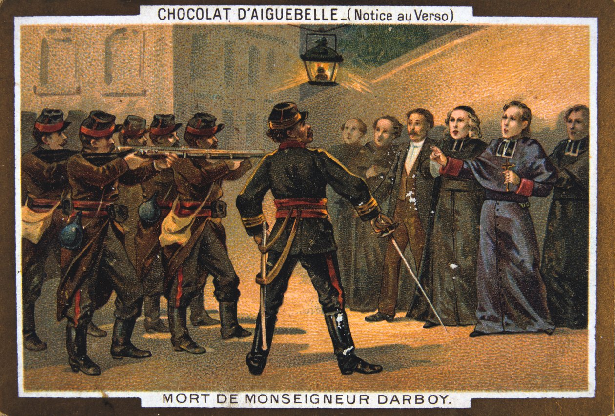 Monseigneur Darboy, ærkebiskop af Paris, død den 24. maj 1871 af Unbekannt