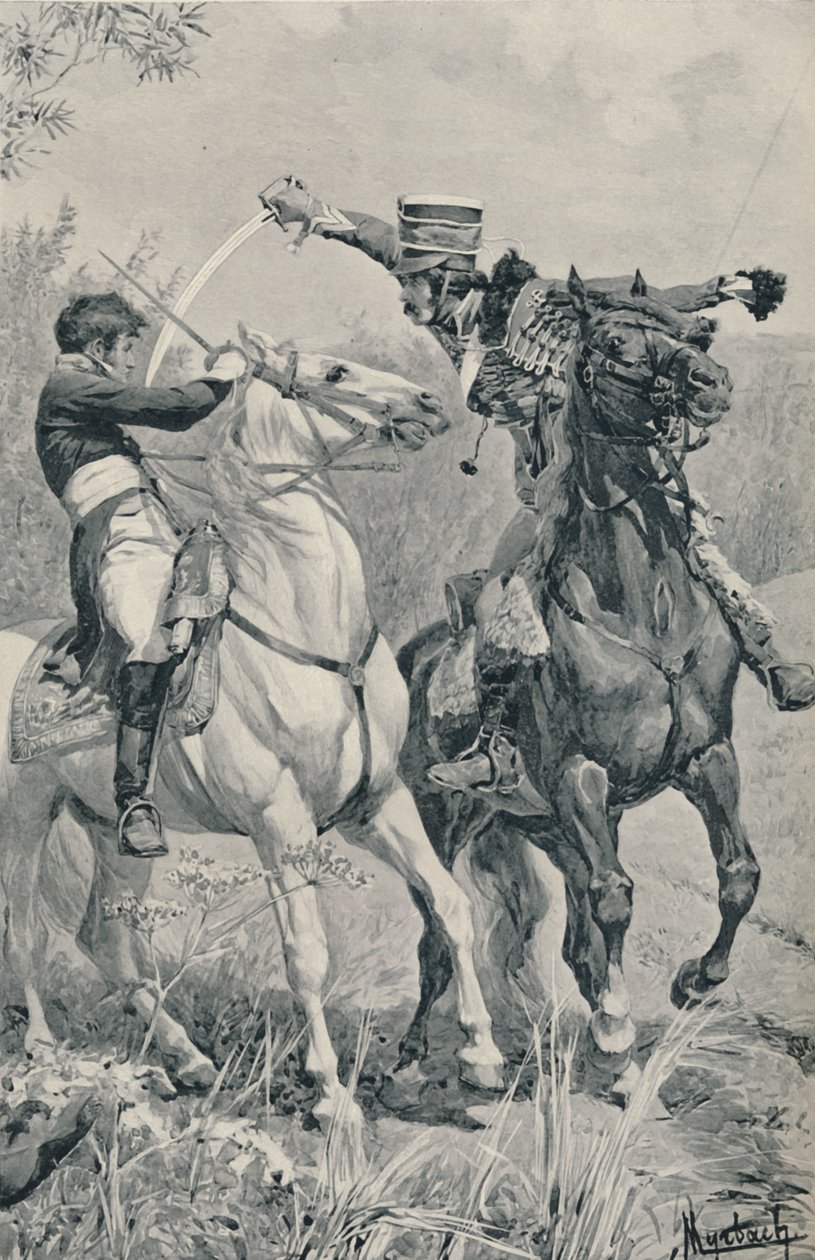 Prins Louis død i Saalfeld, 1806, 1896. af Unbekannt