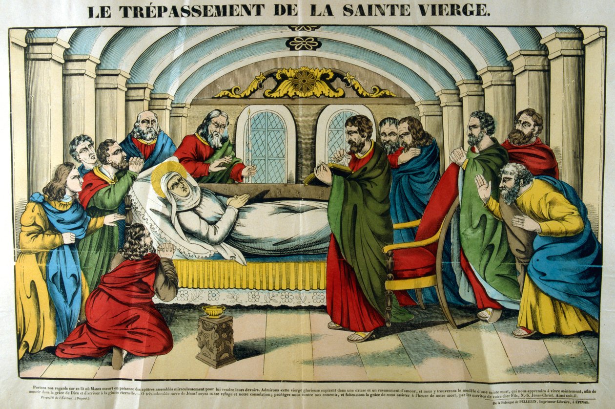 Jomfru Marias død, 1800-tallet af Unbekannt