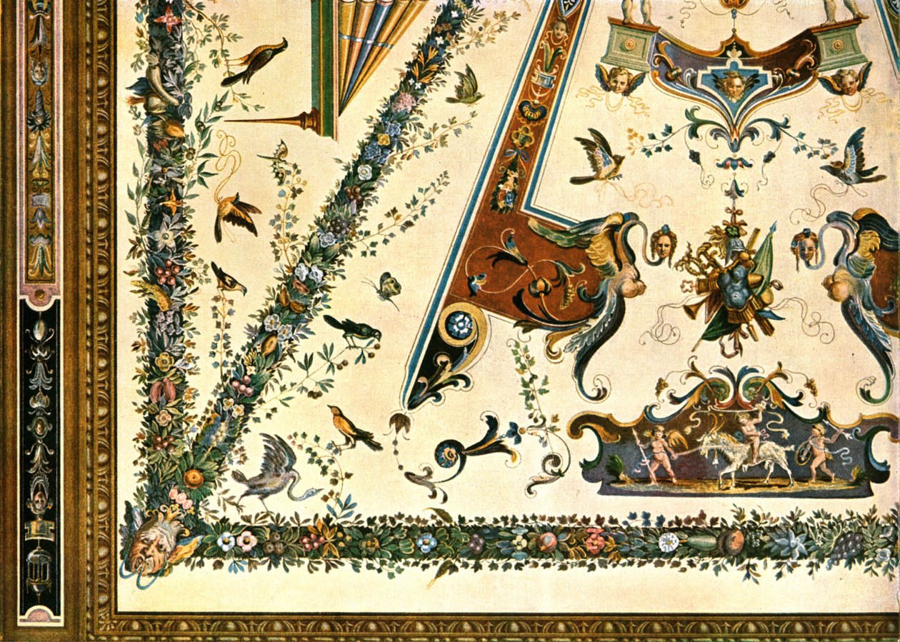 Udsmykning i Uffizi-galleriet, Firenze, Italien, 1928. af Unbekannt