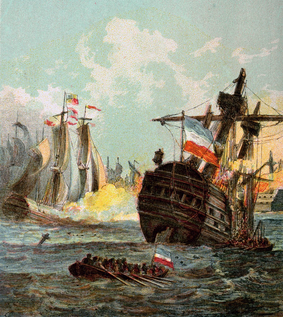 Nederlag for den hollandske flåde, 1666 c1850