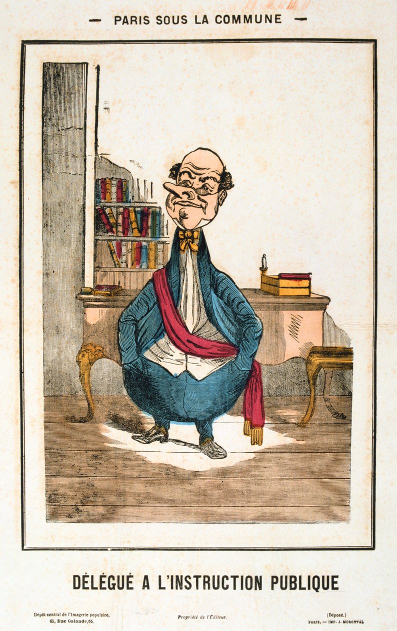 Delegeret for offentlig undervisning, Paris Kommune, 1871 af Unbekannt