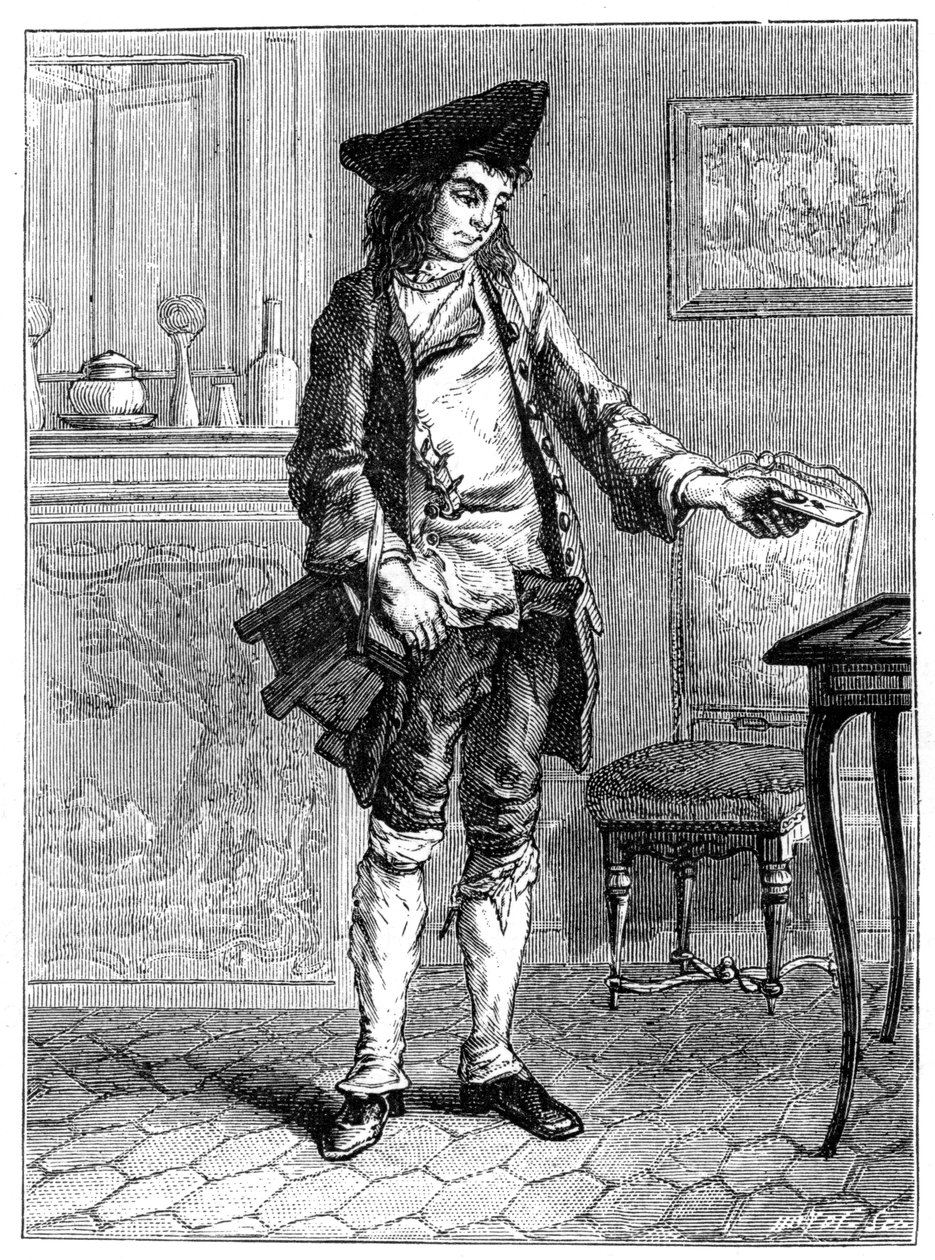 Leverer et brev, 1800-tallet af Unbekannt
