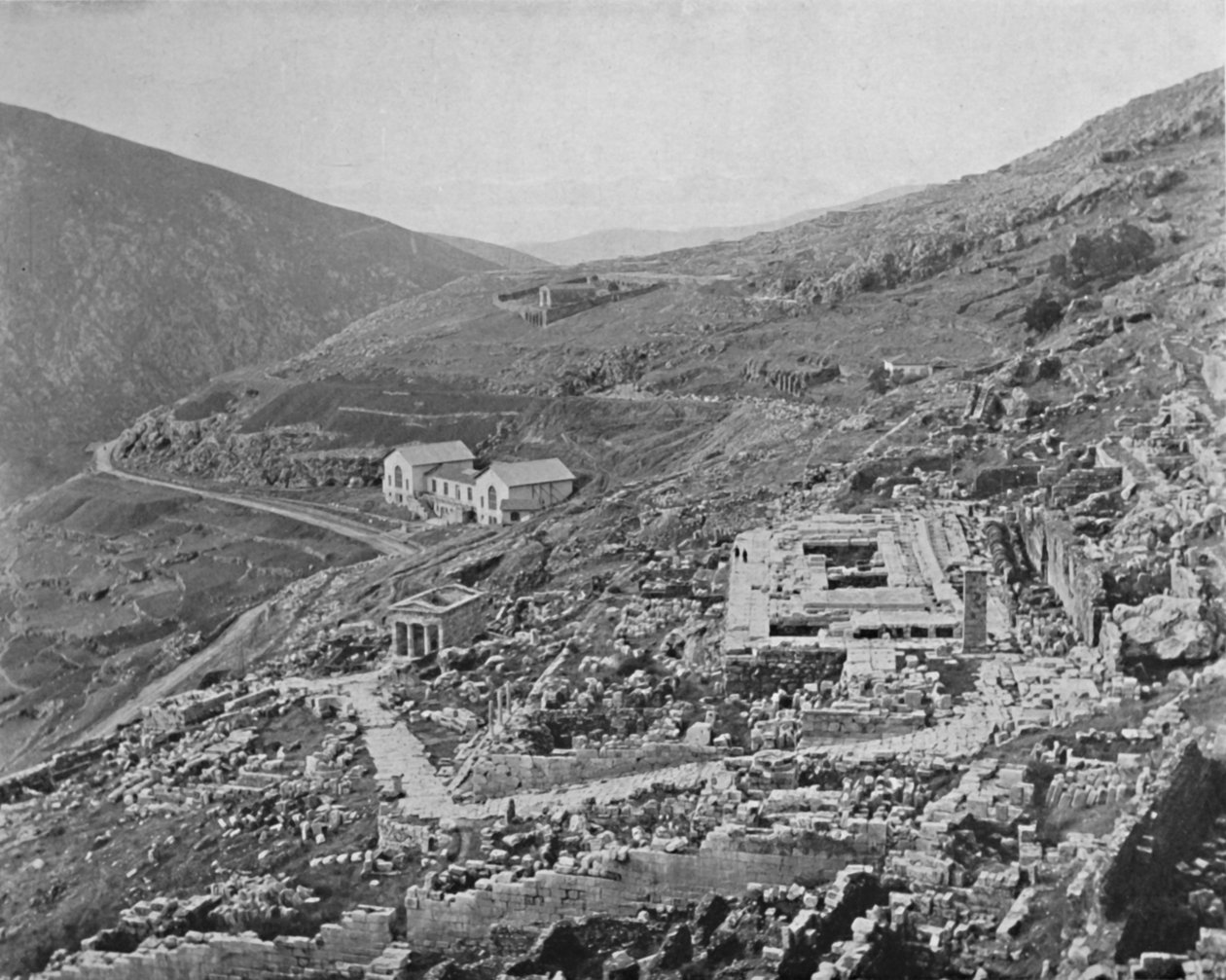 Delphi - Korinthbugten i det fjerne, 1913 af Unbekannt