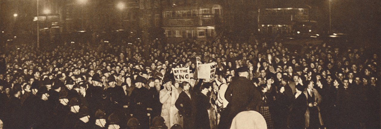 Demonstration i Whitehall, 10. december 1936, 1937 af Unbekannt