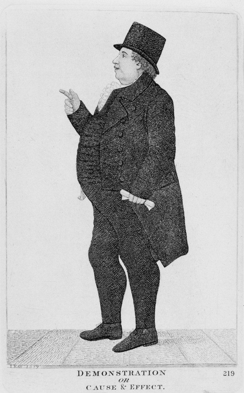 Demonstration eller årsag og virkning, 1817 af Unbekannt