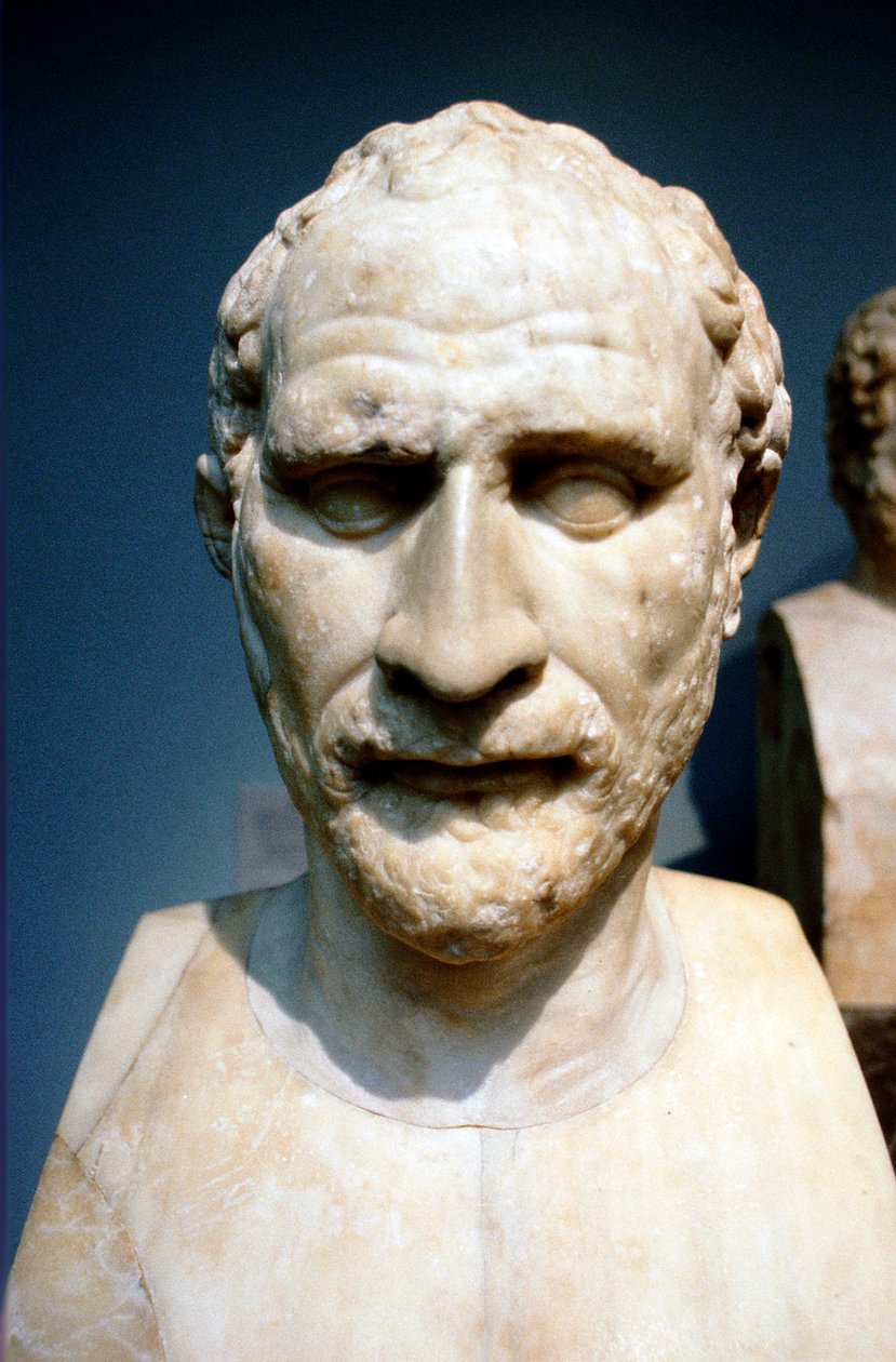 Demosthenes, athensk taler og statsmand af Unbekannt