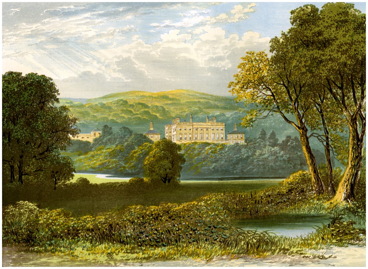 Denton Park, Yorkshire, hjemsted for familien Wyvill, c1880 af Unbekannt