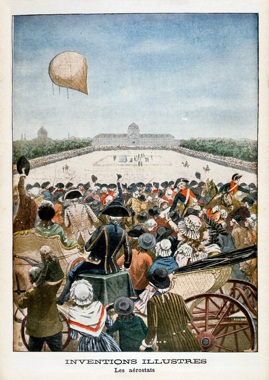 Afgang af en ballon fra Paris den 27. juni 1783, 1901 af Unbekannt