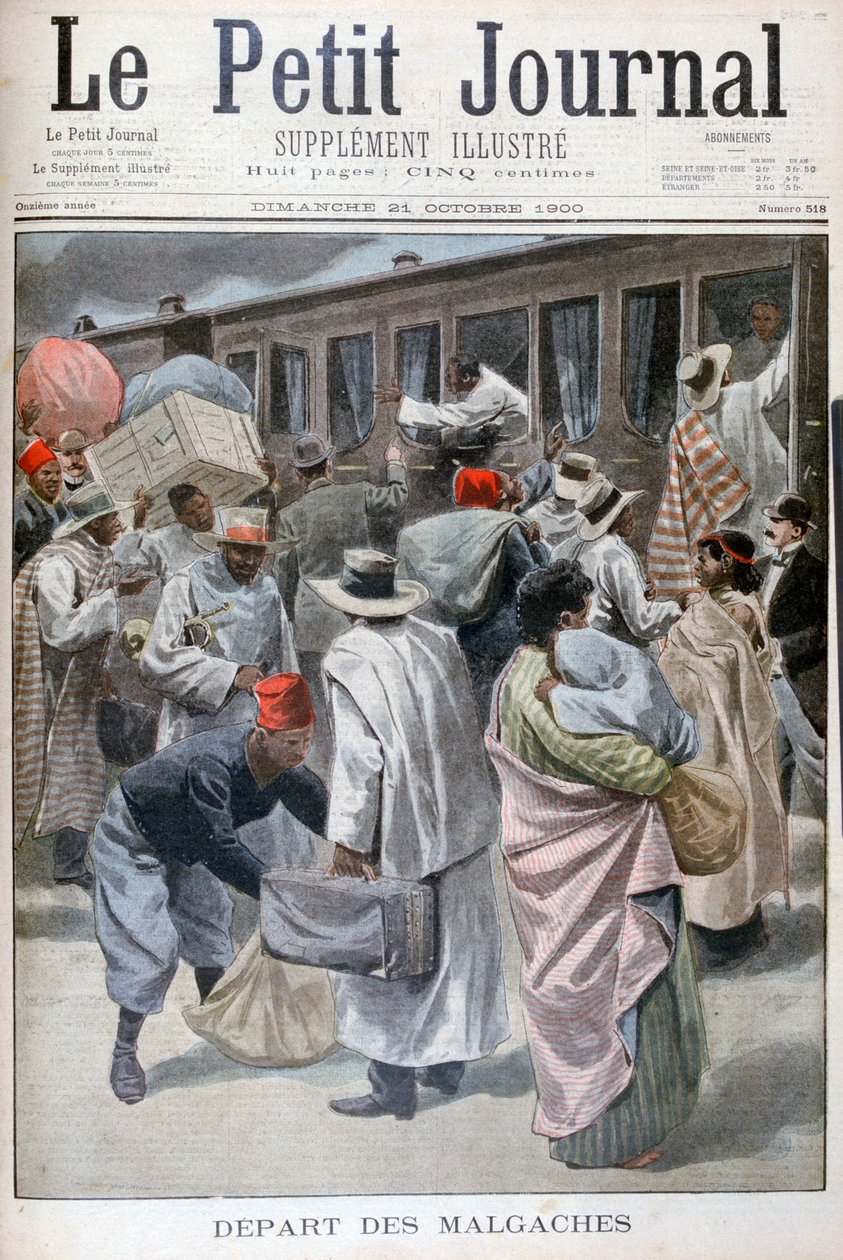 Madagaskernes afgang, Verdensudstillingen i 1900, Paris, 1900 af Unbekannt