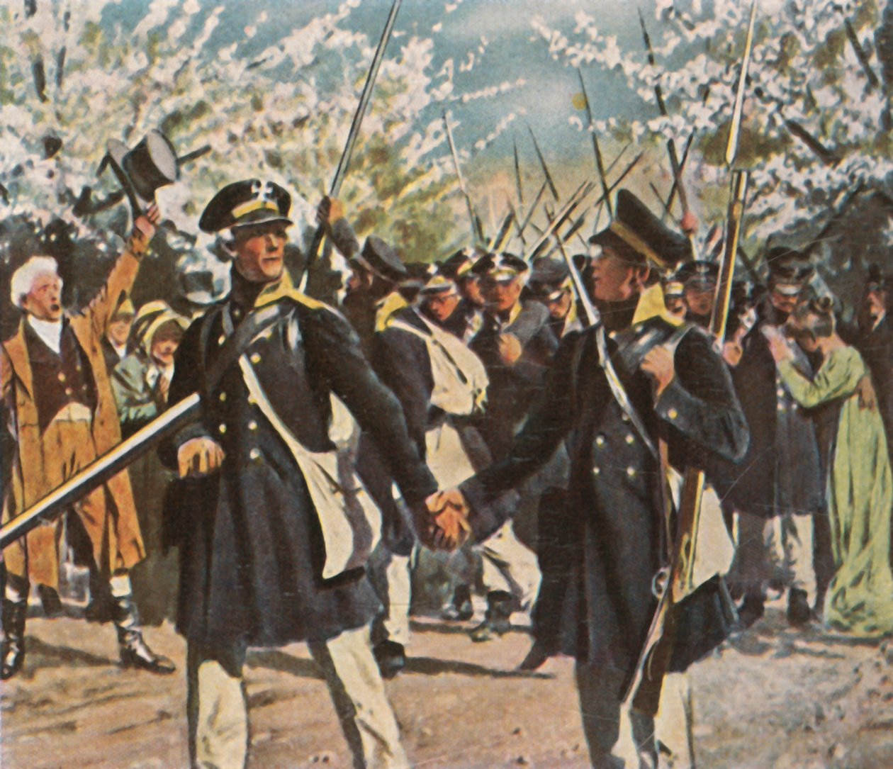 Hærens afgang i kampen for uafhængighed, forår 1813, 1936. af Unbekannt