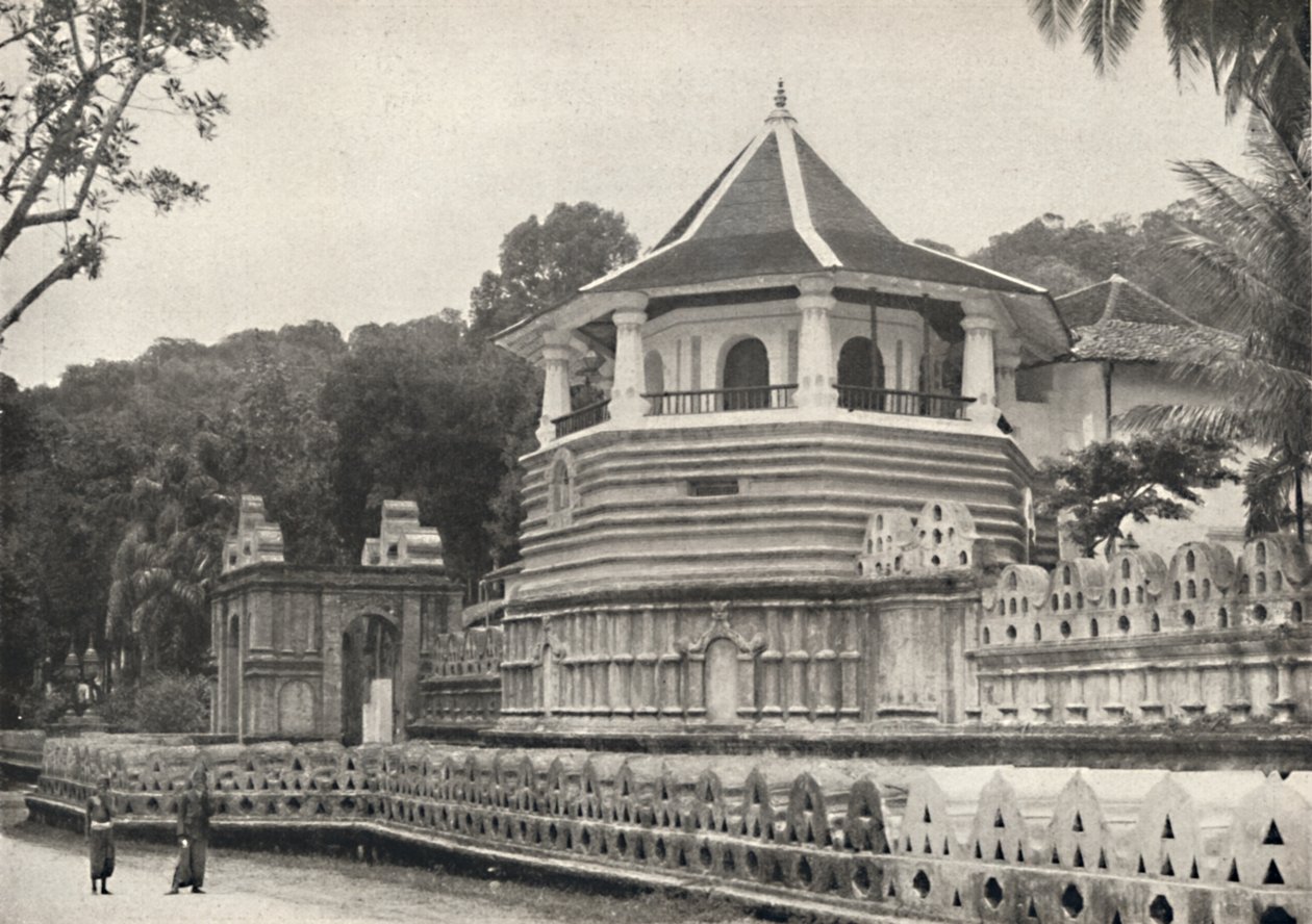 Templet for Buddhas Hellige Tand i Kandy, 1926. af Unbekannt