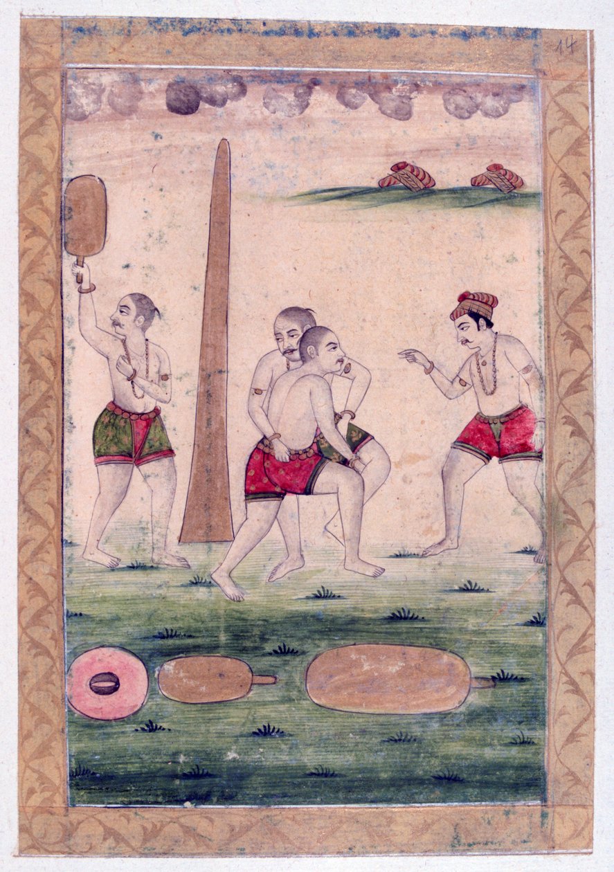 Desakha Ragini, Ragamala Album, School of Rajasthan, 1800-tallet af Unbekannt