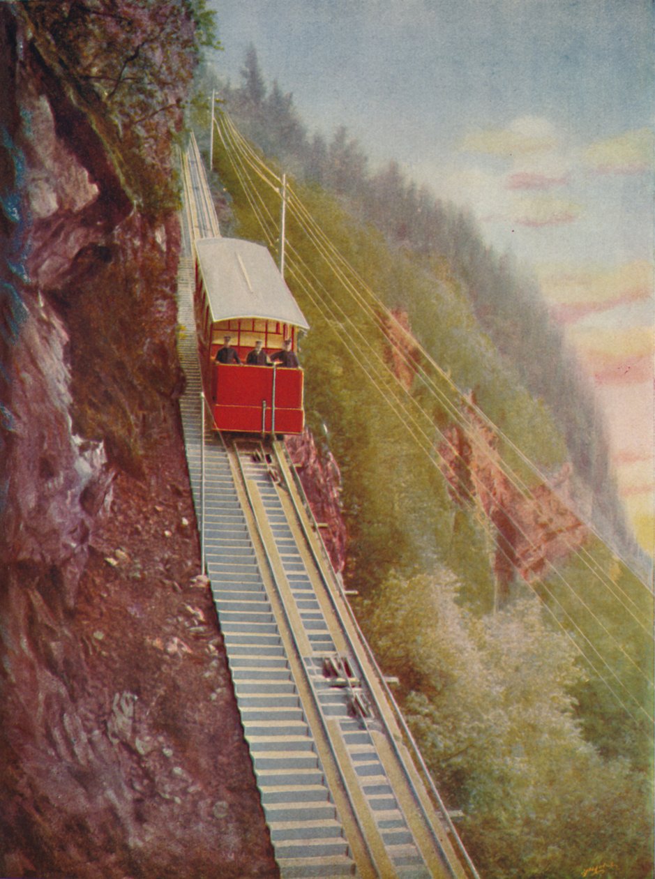 Descending the Stanserhorn - A Swiss Mountain Railway, 1926 af Unbekannt