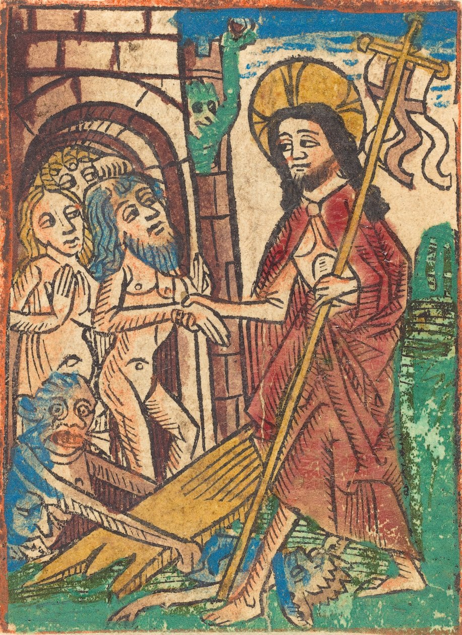 Nedstigning til Limbo, ca. 1490. af Unbekannt