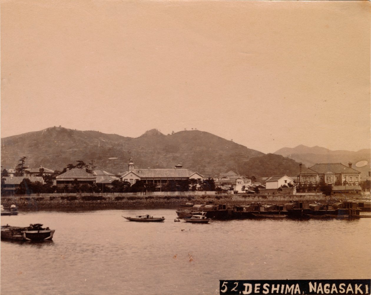 Deshima, Nagasaki, ca. 1890-1900 af Unbekannt
