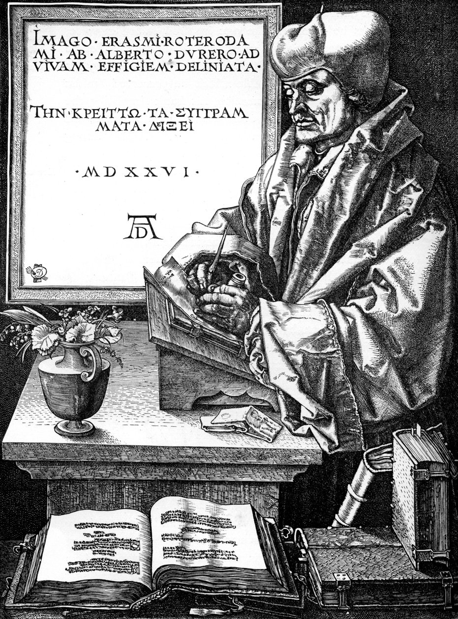 Desiderius Erasmus, hollandsk forfatter, lærd og humanist, 1893 af Unbekannt