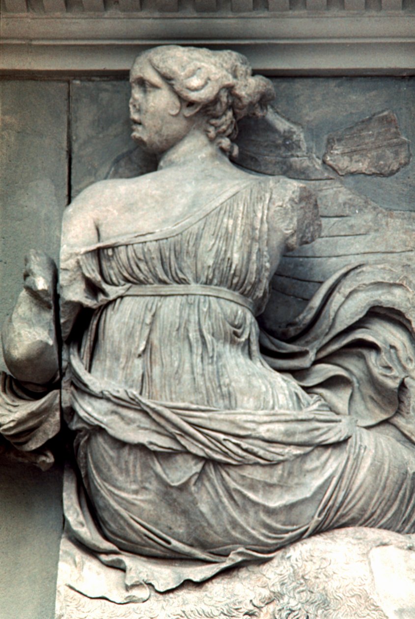 Detalje fra Pergamonalterets store frise, 180-159 f.Kr af Unbekannt