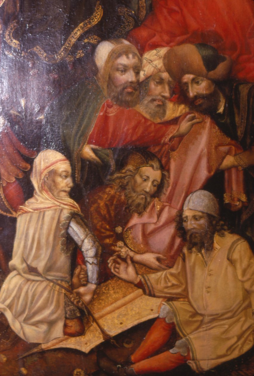 Detalje af korsfæstelsen, Frankfurt, Vesttyskland, 1430 af Unbekannt