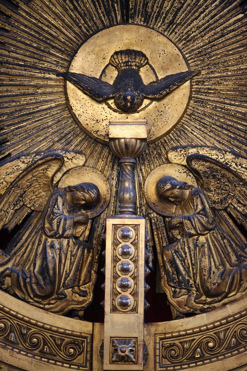 Detalje af Skt. Stephens bulgarske kirke iconostasis Istanbul Turquie af Unbekannt