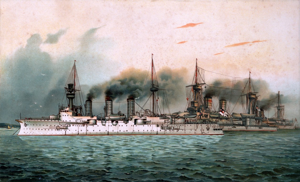 Tysk: S.M. Træningseskadriller Victoria Louise & Kurfürst Friedrich Wilhelm & Weißenburg af Unbekannt