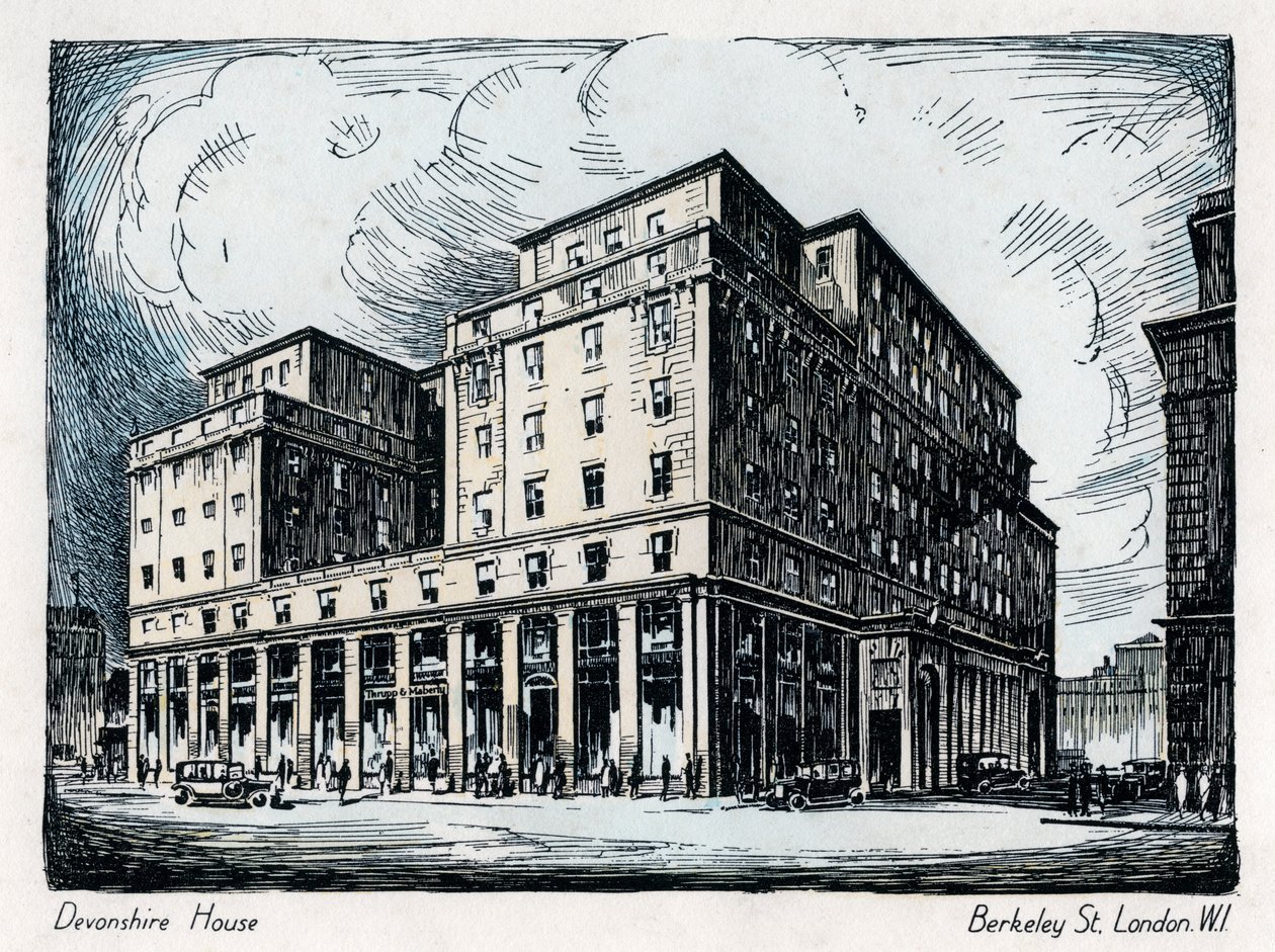 Devonshire House, Berkeley Street, London, c1910-1929 af Unbekannt