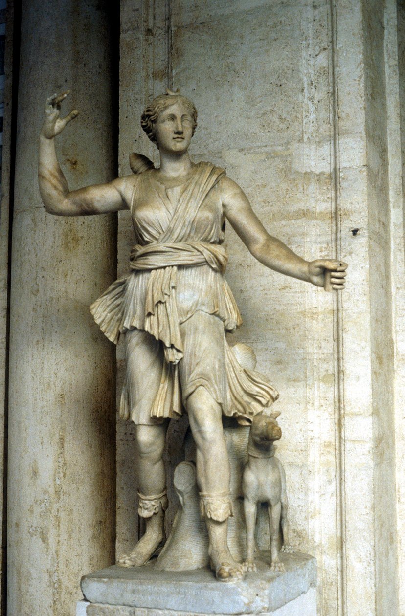 Diana Artemis, jagtens gudinde af Unbekannt
