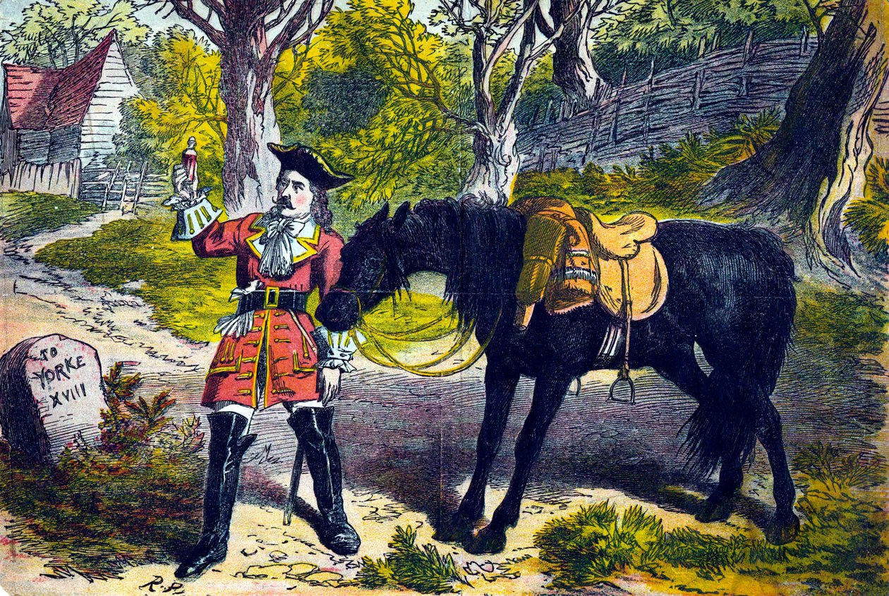 Dick Turpin 1706-1739, engelsk røver og landevejsmand, 1800-tallet af Unbekannt