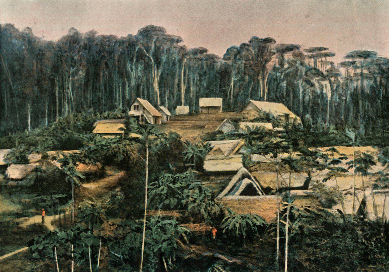 Gudskelov. Cantonment of Gold Seekers, Merci Dieu, Gold Mine, 1900. af Unbekannt