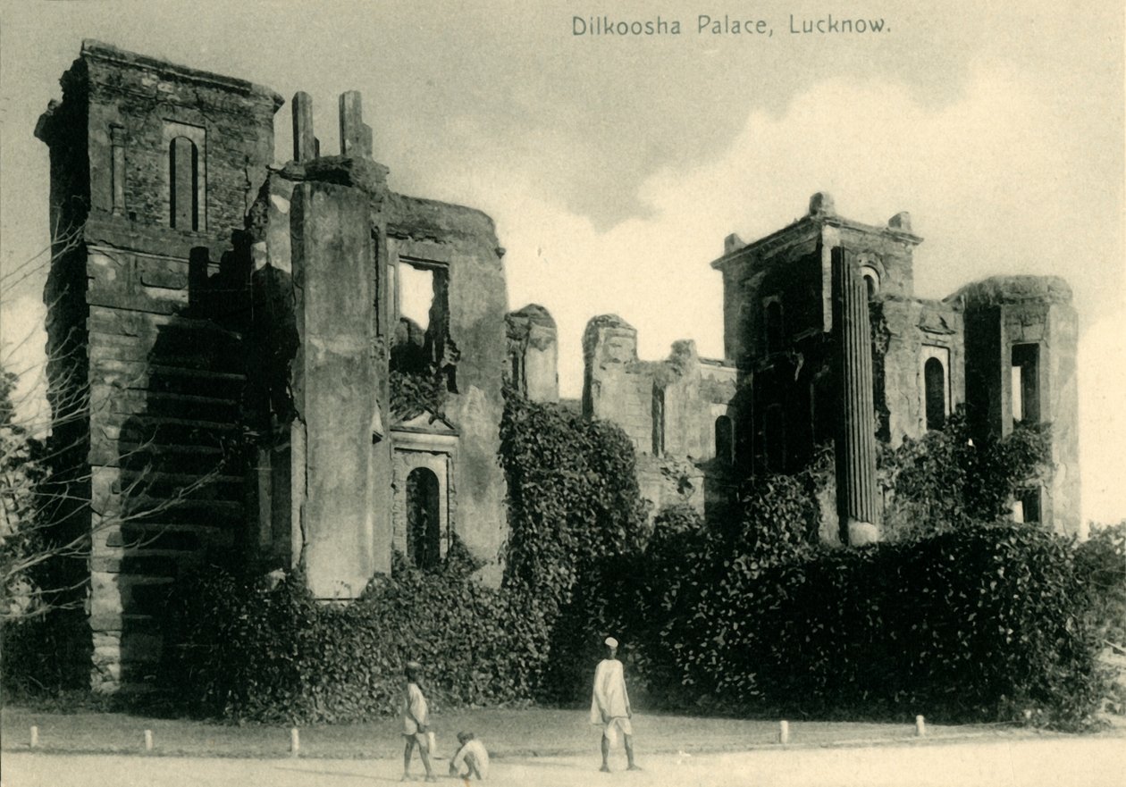 Dilkosha Palace, Lucknow. af Unbekannt