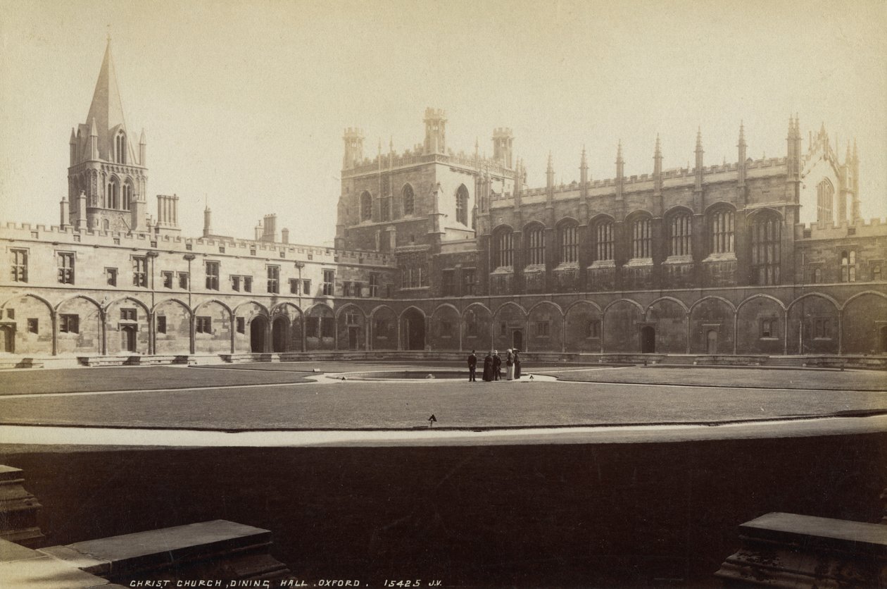 Spisestue, Christ Church College, Oxford, Oxfordshire, slutningen af det 19. eller begyndelsen af det 20. århundrede af Unbekannt