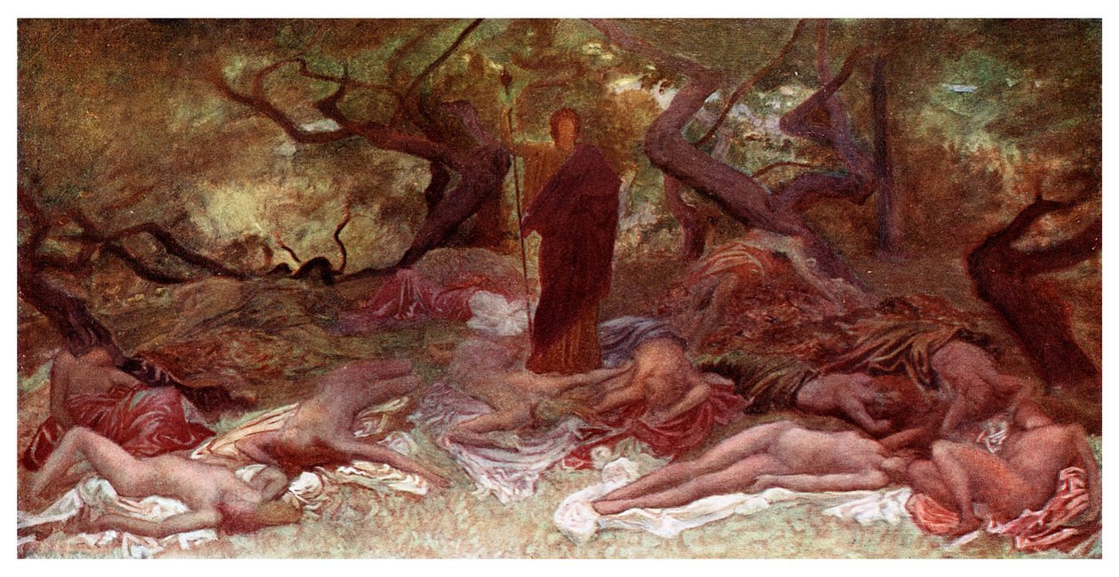 Dionysos and the Maenads, 1901 af Unbekannt
