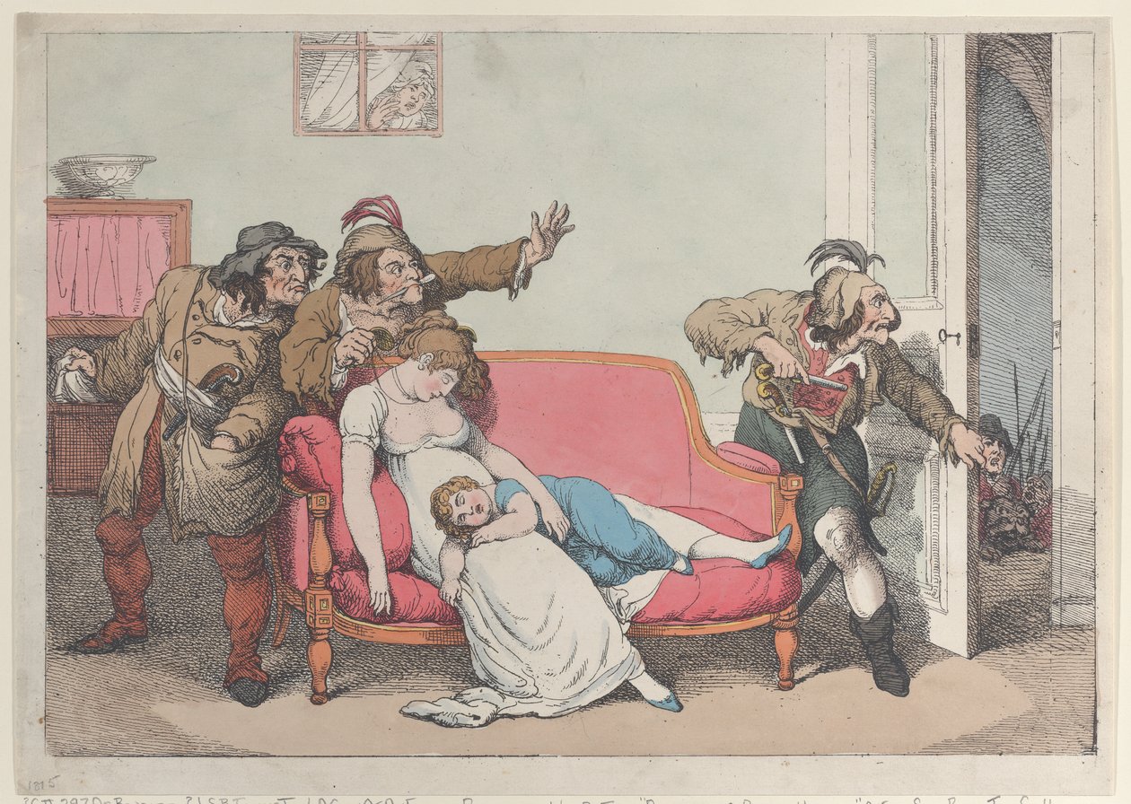 Forstyrre af huslig lykke, ca. 1815., ca. 1815. af Unbekannt