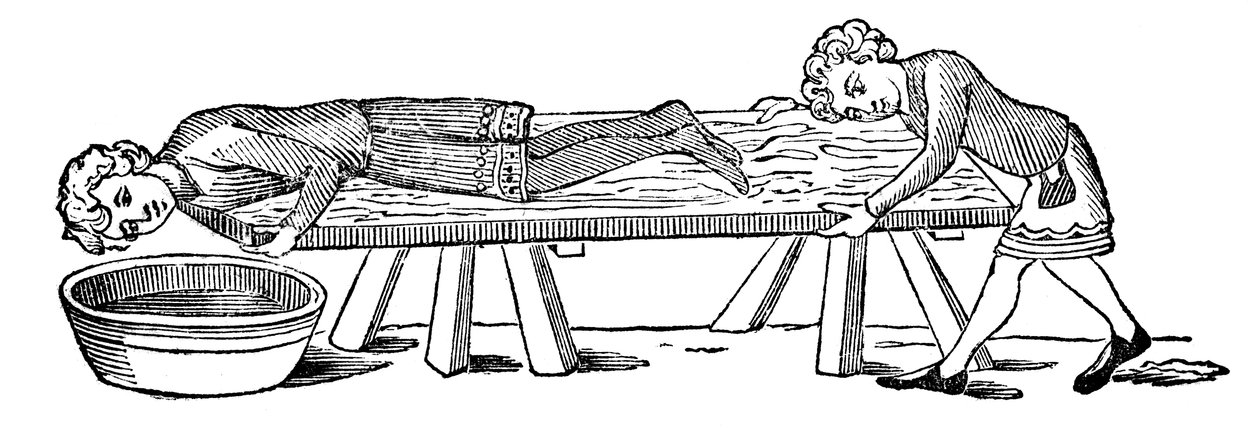 Dykning efter æbler, 1833 af Unbekannt