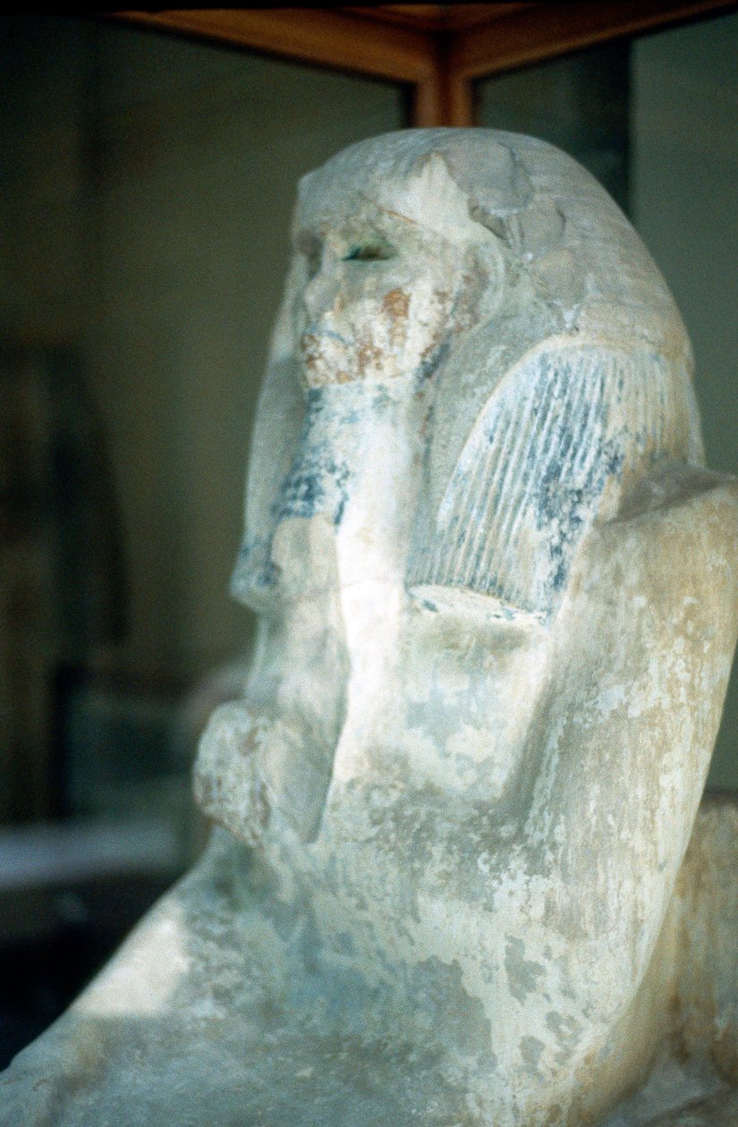 Djoser, anden konge af det 3. dynasti, oldægyptisk, c2613 f.Kr. af Unbekannt