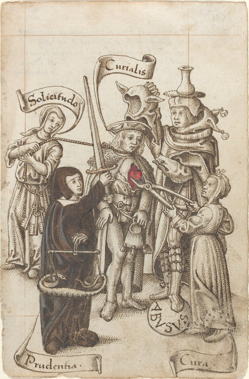 Spis ikke dit hjerte ud [fol. 22 recto], ca. 15121515. af Unbekannt