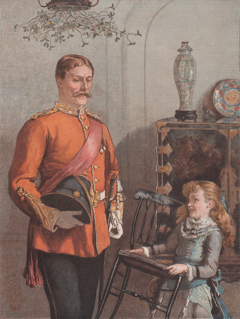 Bevæg dig ikke, fra The Graphic Christmas Number, 1. december 1884. af Unbekannt