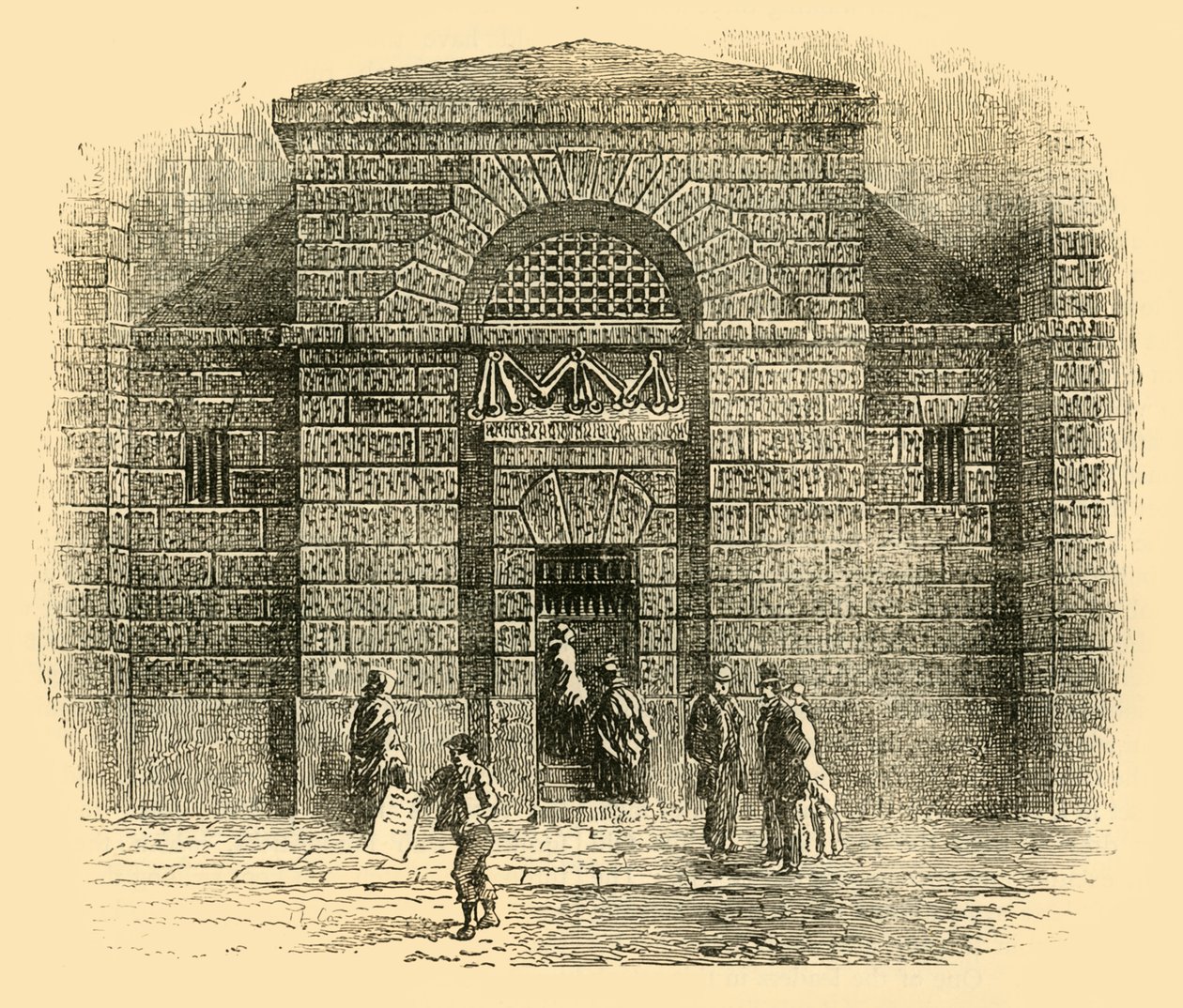 Dør til Newgate, c1872. af Unbekannt