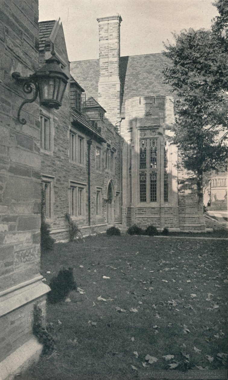 Sovesal og spisesal. Princeton University, New Jersey, c1922 af Unbekannt