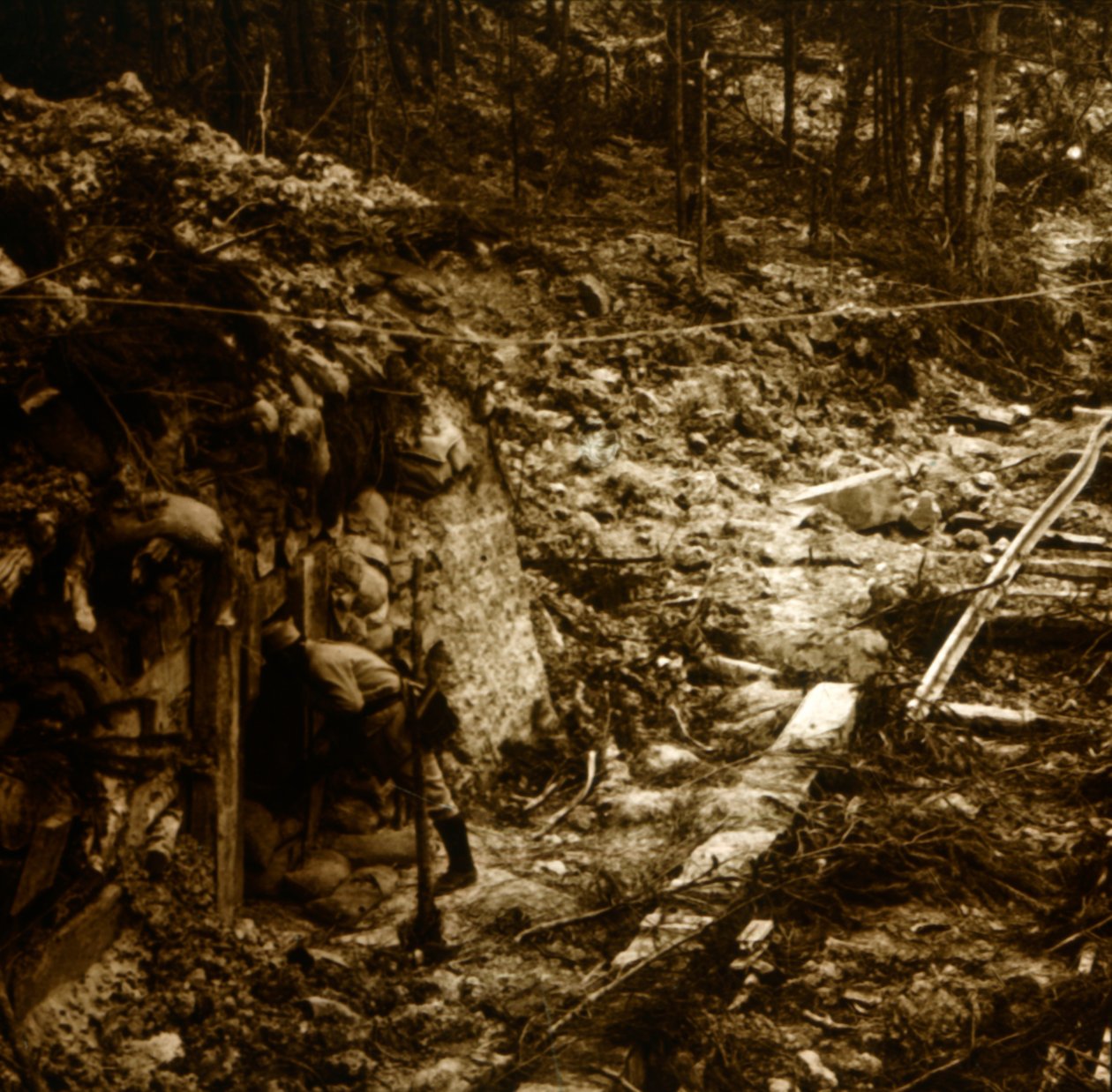Douaumont, Nordfrankrig, c1914-c1918 af Unbekannt