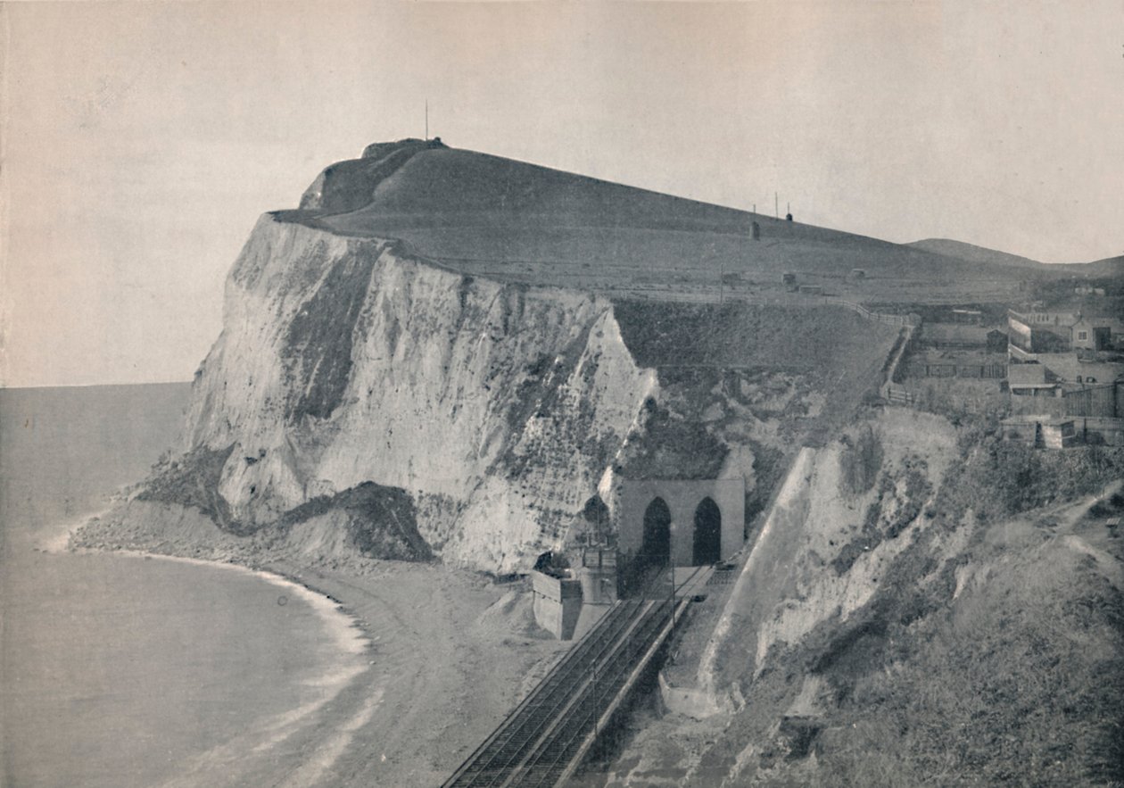 Dover - Tunnelen i Shakespeares Cliff, 1895 af Unbekannt