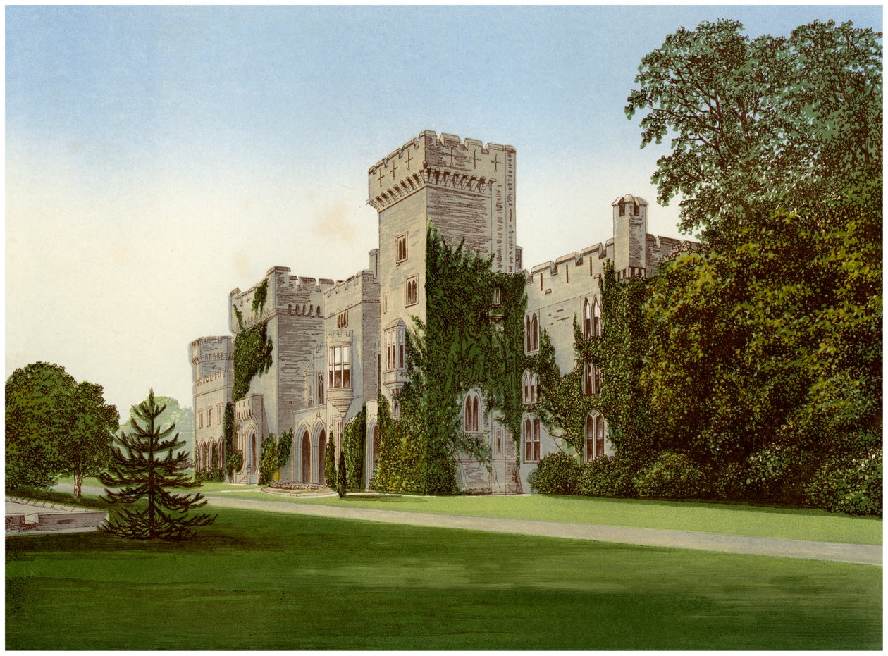 Downton Castle, Herefordshire, hjemsted for Baronet Boughton, c1880 af Unbekannt