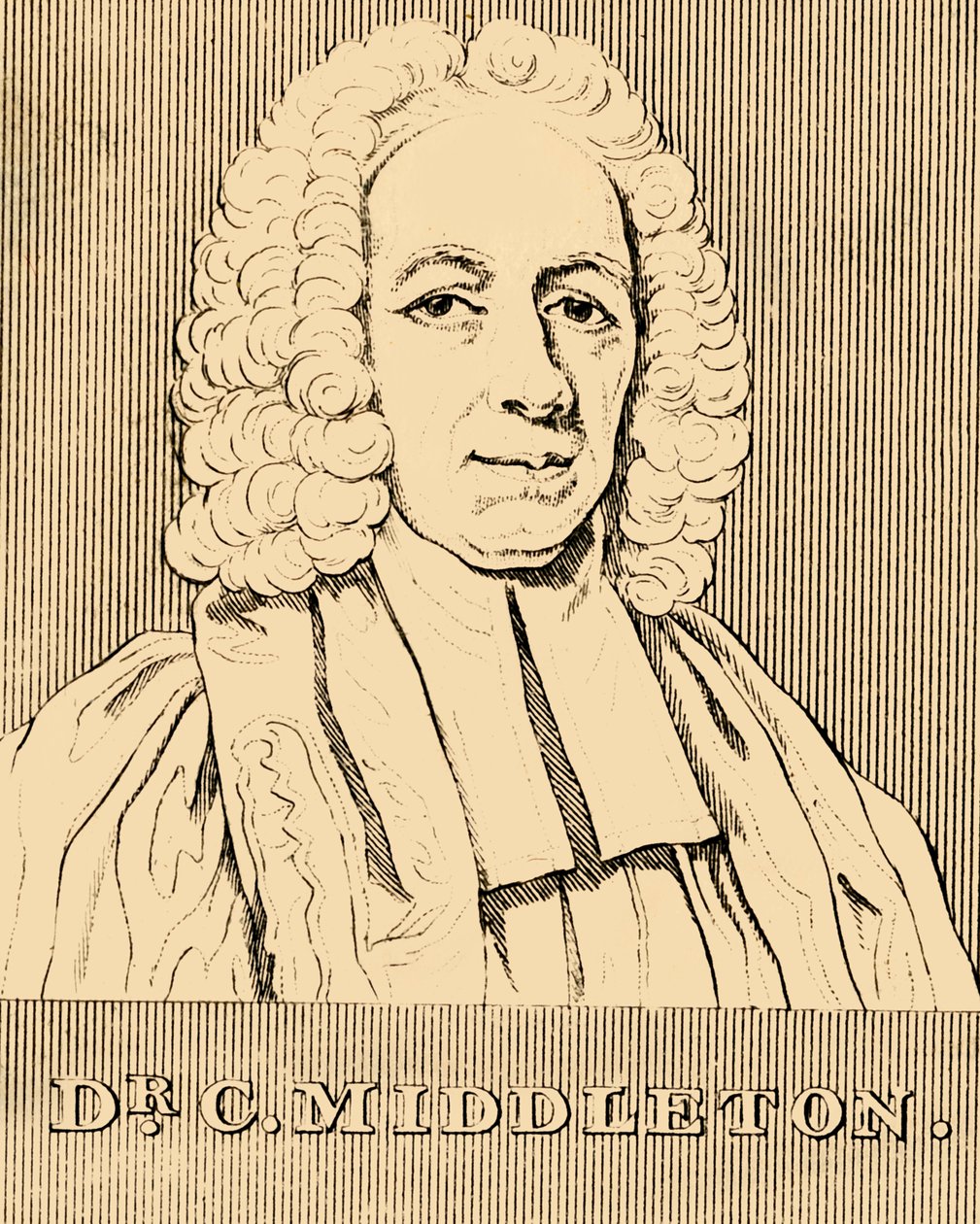 Dr. C. Middleton, 1683-1750, 1830. af Unbekannt