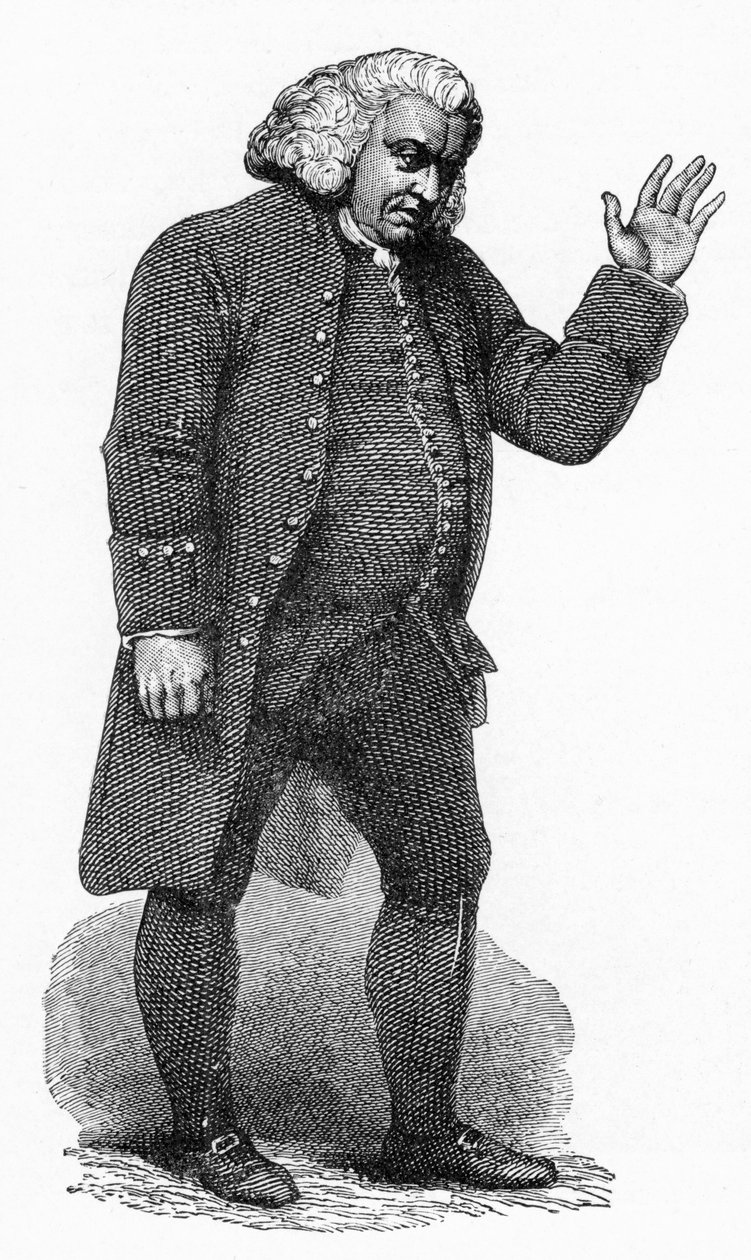 Dr. Johnson, engelsk mand af bogstaver, c1780 af Unbekannt