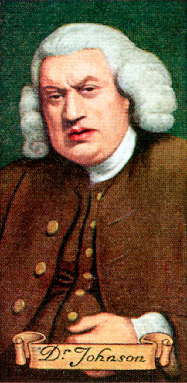 Dr. Johnson, taget fra en række cigaretkort, 1935 af Unbekannt