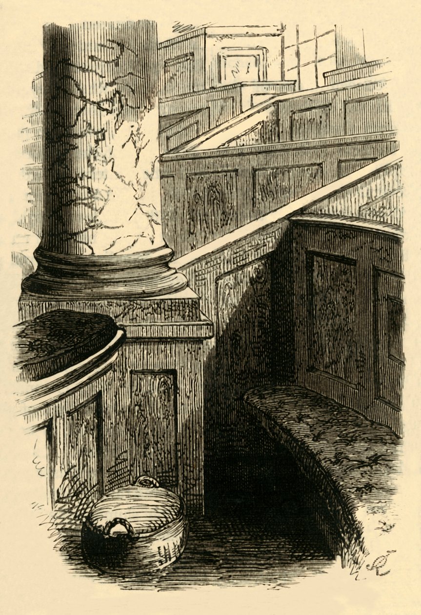 Dr. Johnsons Pew i St. Clements, 1881. af Unbekannt