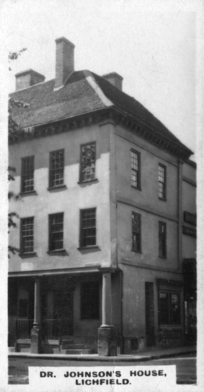 Dr. Johnsons hus, Lichfield, Staffordshire, c1920