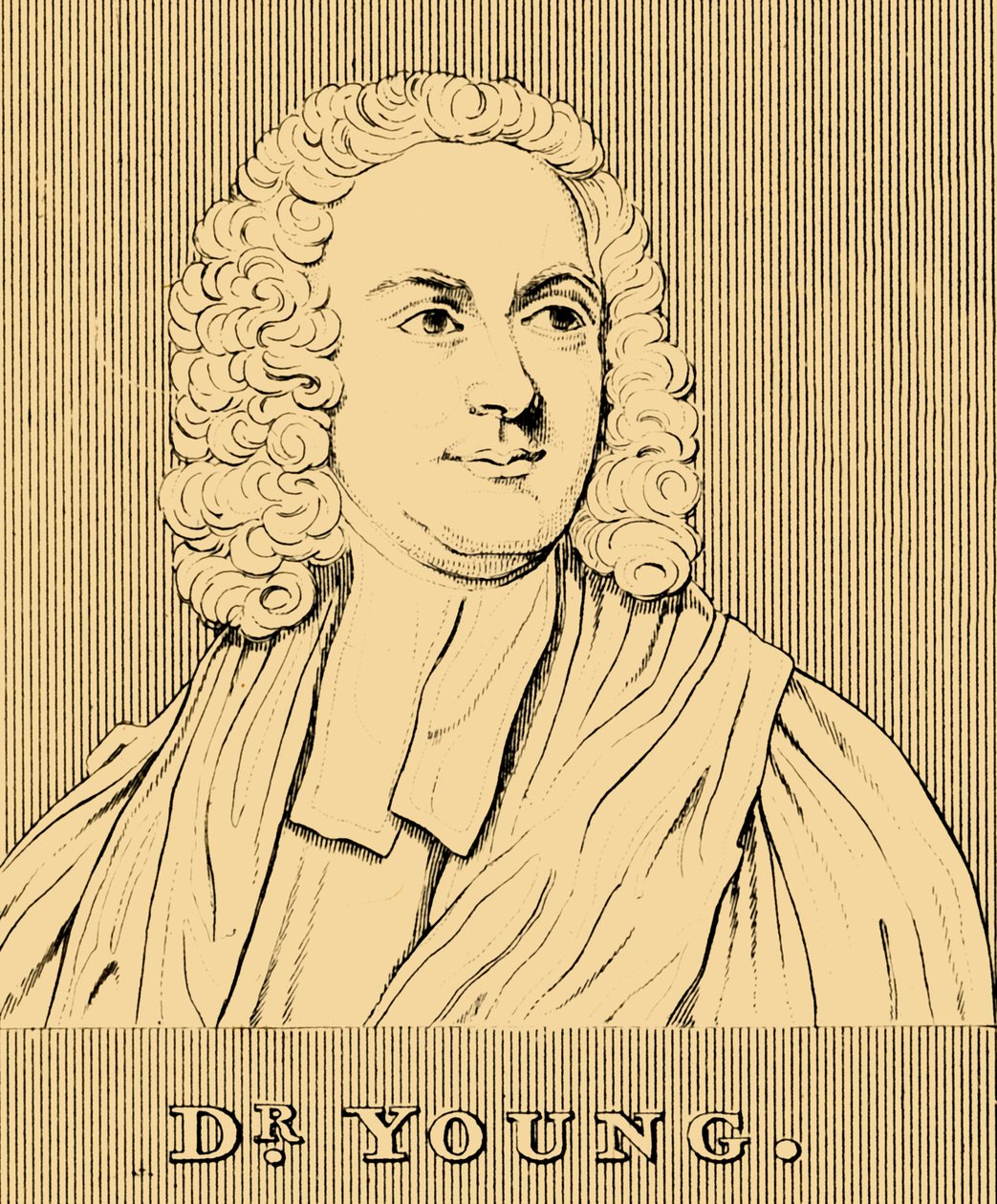 Dr. Young, c1683-1765, 1830. af Unbekannt